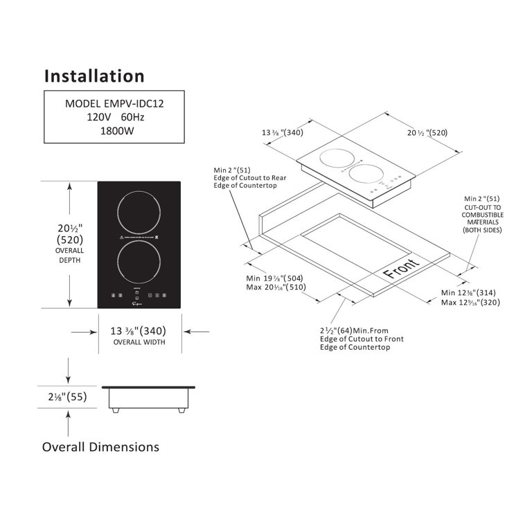 Empava Induction Cooktop & Reviews Wayfair